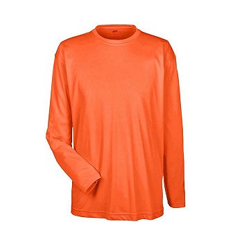 UltraClub Cool & Dry Sport Long Sleeve Performance Interlock T-Shirt
