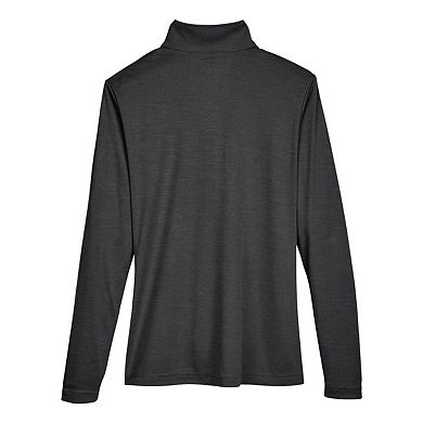 Team 365 Women's Zone Sonic Heather Performance Quarter-Zip Pullover