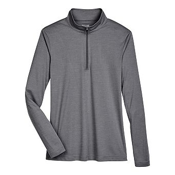 Team 365 Women's Zone Sonic Heather Performance Quarter-Zip Pullover