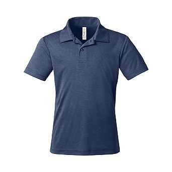Team 365 Youth Zone Sonic Heather Performance Polo