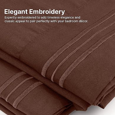 6 Piece Extra Deep Pocket Microfiber Sheet Set