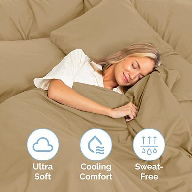 6 Piece Microfiber Solid Sheet Set