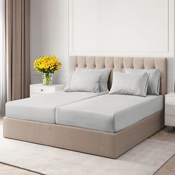 6 pc Microfiber Solid Sheet Set