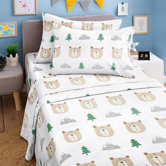 Kids 4 pc Microfiber Sheet Set