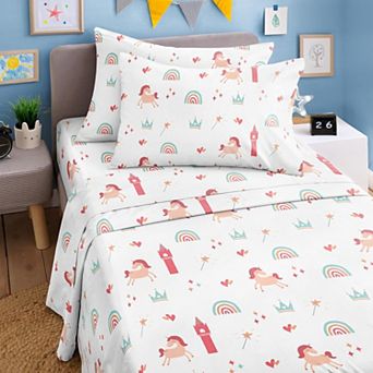 Kids 4 pc Microfiber Sheet Set