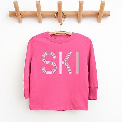 Ski Pastel - Youth Long Sleeve Graphic T-Shirt