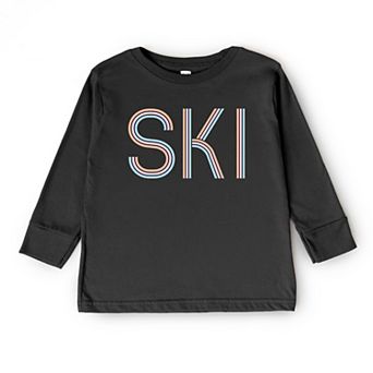 Ski Pastel - Youth Long Sleeve Graphic T-Shirt