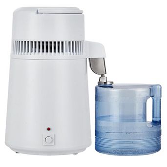 1 Gallon/4L Home Distiller, Countertop Water Purifier with Plastic Container, 750W for Home/Office