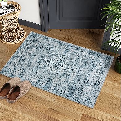 Large Area Rugs Living Room with Non-Slip Backing Stain-Resistant Low Pile Persia-Rich and Elegant