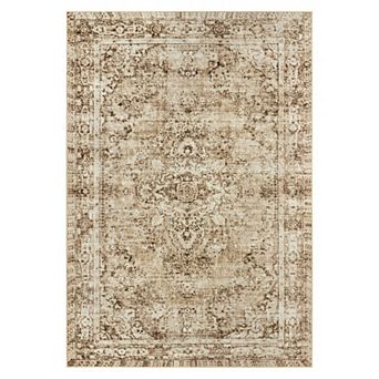 Large Area Rugs Living Room with Non-Slip Backing Stain-Resistant Low Pile Persia-Rich and Elegant