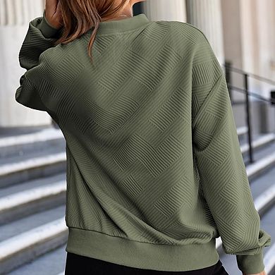 Women's Baseball Jacket Zip-Up Collar Casual Versatile Outerwear Jacket