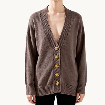 Women Long Sleeve V Neck Button Down Casual Knit Cardigan Coat
