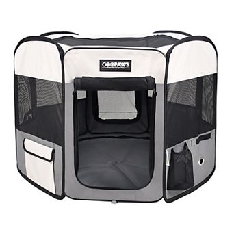 GOOPAWS Soft-Sided Dog & Cat Playpen