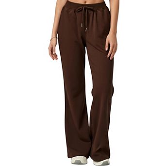 Women's Wide Leg High Waist Drawstring Pants with Relaxed Fit and Soft Stretch Fabric