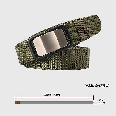 Women's Nylon Belt with Metal Buckle