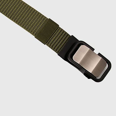 Women's Nylon Belt with Metal Buckle