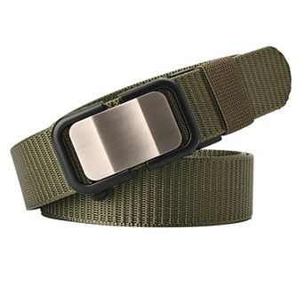 Women's Nylon Belt with Metal Buckle