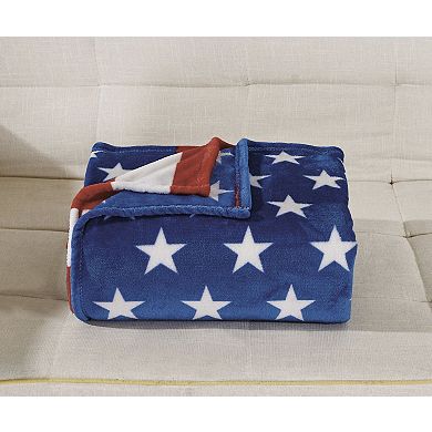 Goodgram Ultra Soft and Cozy Oversized Usa American Flag Ultra Plush Throw Blanket Cover
