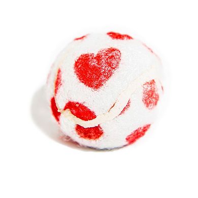 Midlee Valentine's Hearts Dog Tennis Balls