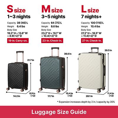 Legend Walker DECK 5514 Hardside Expandable security zipper