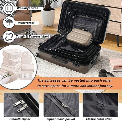 13-Piece Packing Cube and Spinner Luggage Set