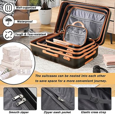 13-Piece Packing Cube and Spinner Luggage Set