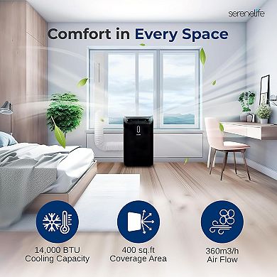 14000 BTU Portable Air Conditioner 3-in-1 Standing Air Conditioner for Room Up to 400 Sq. Ft.