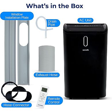 14000 BTU Portable Air Conditioner 3-in-1 Standing Air Conditioner for Room Up to 400 Sq. Ft.