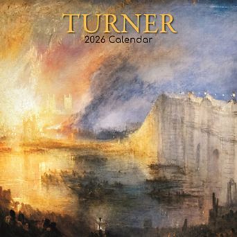 2026 Square Wall Calendar, Turner, 16-Month Arts & Antiques Theme 12x12 in