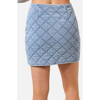 Virgo Denim Mini Skirt