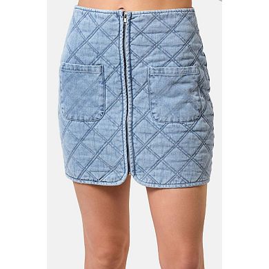 Virgo Denim Mini Skirt