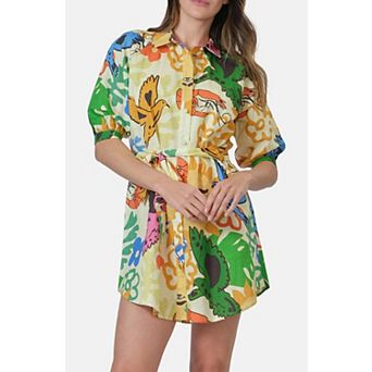 Taormina Belted Mini Dress