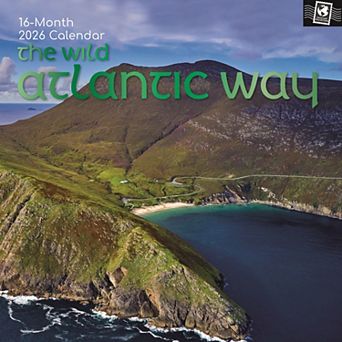 2026 Wall Calendar, The Wild Atlantic Way, 16-Month Passport Collection 12x12