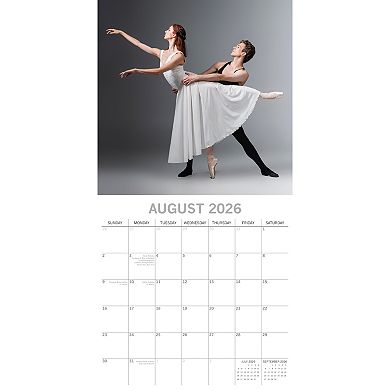 2026 Square Wall Calendar, Ballet, 16-Month Lifestyles Theme, 12x12 in