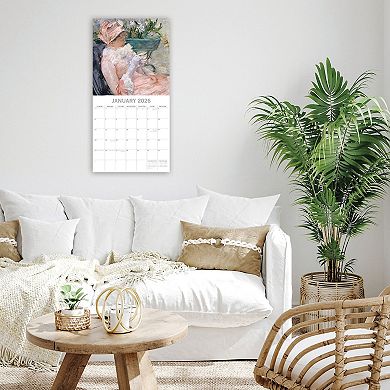 2026 Square Wall Calendar, Impressionists, 16-Month Arts & Antiques Theme 12x12