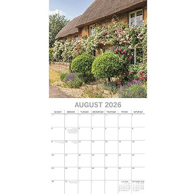 2026 Square Wall Calendar, Britain's Beautiful Villages, 16-Month, 12x12