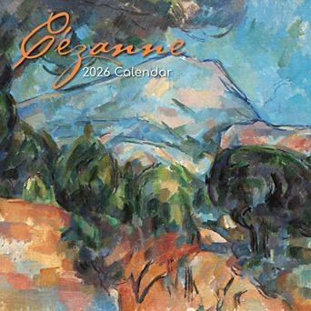 2026 Square Wall Calendar, Cezanne, 16-Month Arts & Antiques Theme, 12x12 in