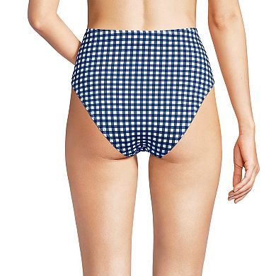 Women's Lands' End Cheeky High-Waisted Swim Bottoms