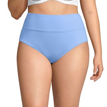 Plus Size Lands' End Pinchless High Waisted Swim Bottoms
