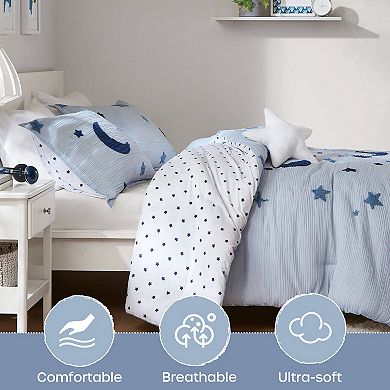 Intelligent Design Celeste Comforter Set with Coordinating Star Throw Pillow