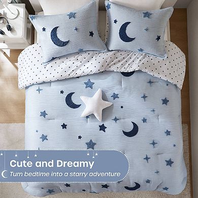 Intelligent Design Celeste Comforter Set with Coordinating Star Throw Pillow