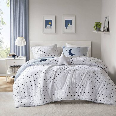 Intelligent Design Celeste Comforter Set with Coordinating Star Throw Pillow