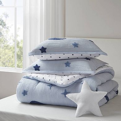 Intelligent Design Celeste Comforter Set with Coordinating Star Throw Pillow