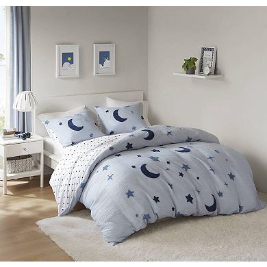 Intelligent Design Celeste Star & Moon Duvet Set