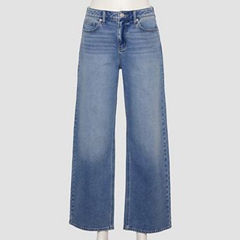 Juniors' Project Indigo Mid Rise Stovepipe Jeans