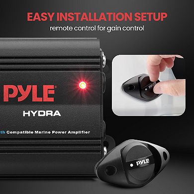 Pyle Auto 2-Channel Marine Amplifier - 200 Watt