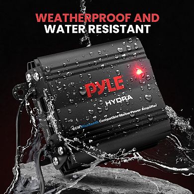 Pyle Auto 2-Channel Marine Amplifier - 200 Watt