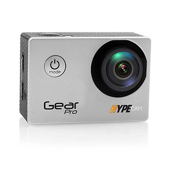 GearPro 4K Ultra HD Wi-Fi Action Camera, Silver, for Adventure & Travel