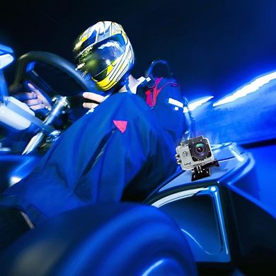 GearPro 4K Ultra HD Wi-Fi Action Camera, Silver, for Adventure & Travel