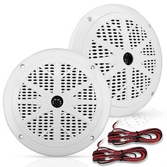 Pyle 6.5 Inch Dual Marine Speakers - 2 Way